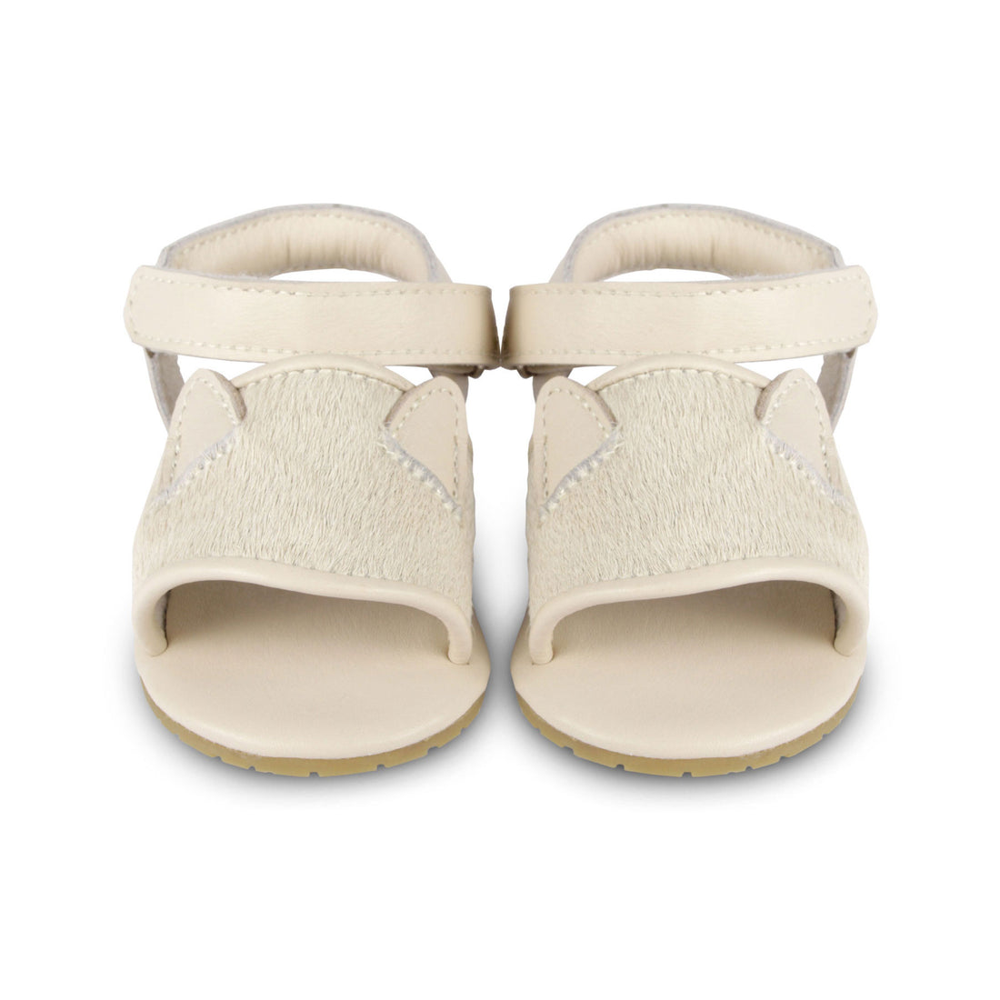 Donsje Cream Leather Cat Alina Baby Sandals