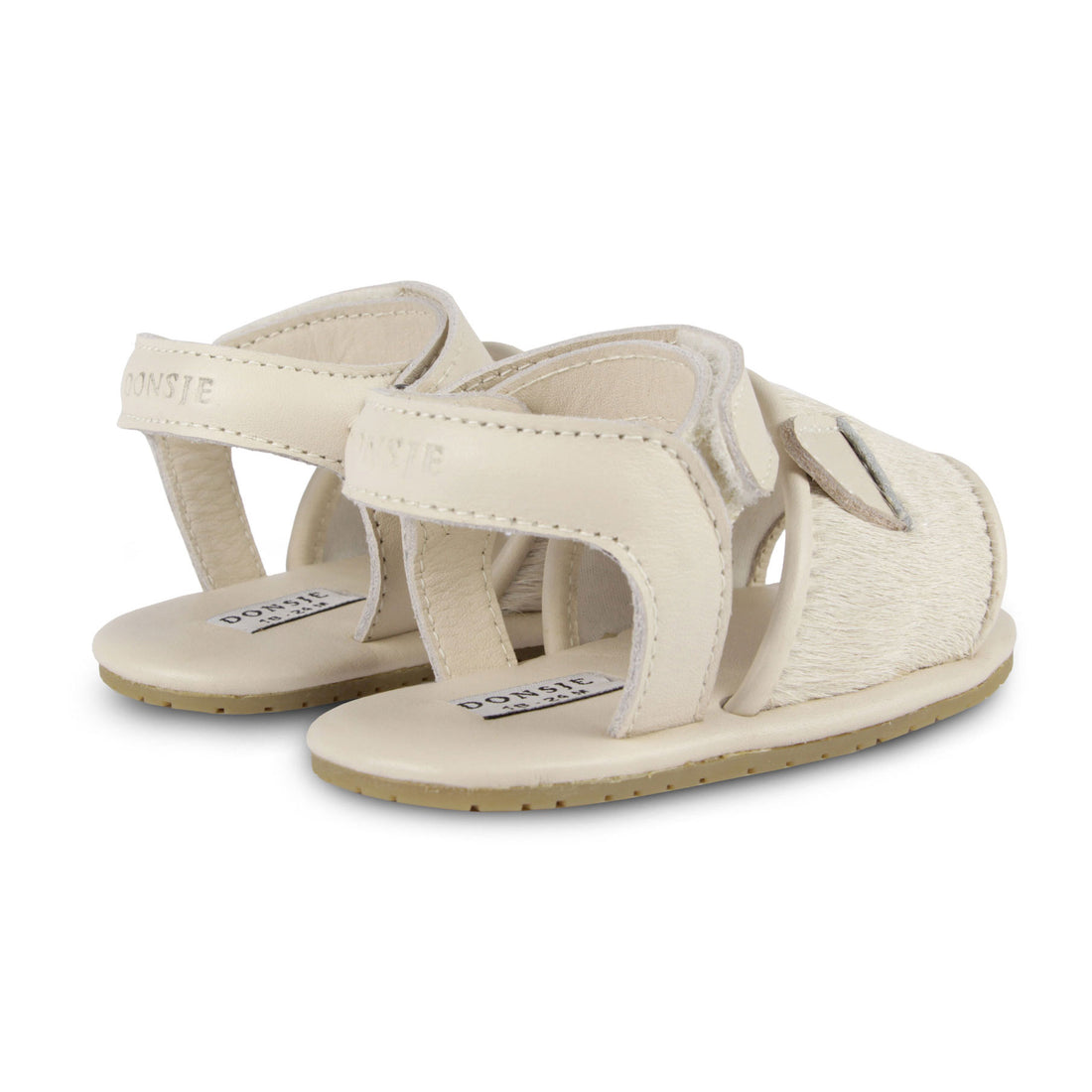 Donsje Cream Leather Cat Alina Baby Sandals