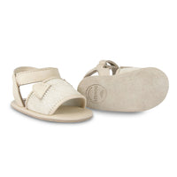 Donsje Cream Leather Cat Alina Baby Sandals