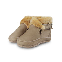 Donsje Truffle Nubuck Squirrel Baby Boot