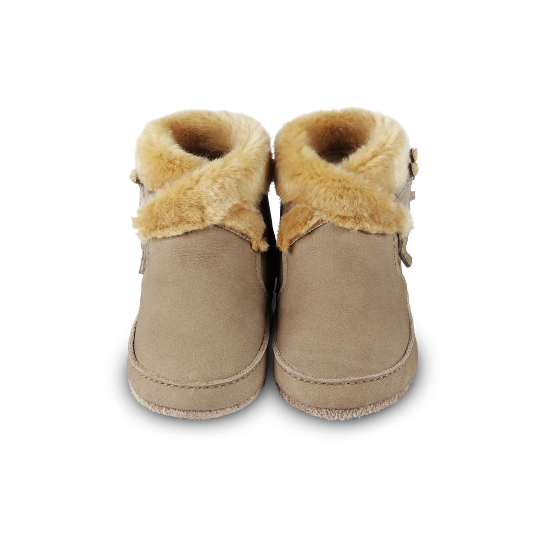 Donsje Truffle Nubuck Squirrel Baby Boot