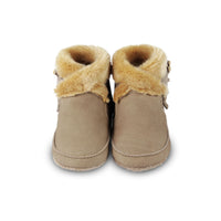 Donsje Truffle Nubuck Squirrel Baby Boot