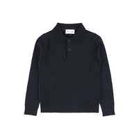 Morley Neat Navy Fine Tjarlie Knit Polo