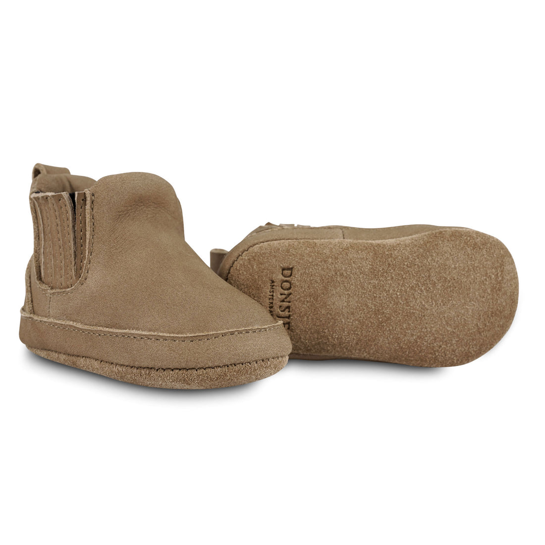 Donsje Brown Truffle Nubuck Booties