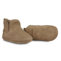 Donsje Brown Truffle Nubuck Booties