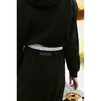 ELEMENTS Black Waistband Sweat Maxi Skirt