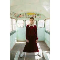 Clubhouse Burgundy Velvet Sweatshirt