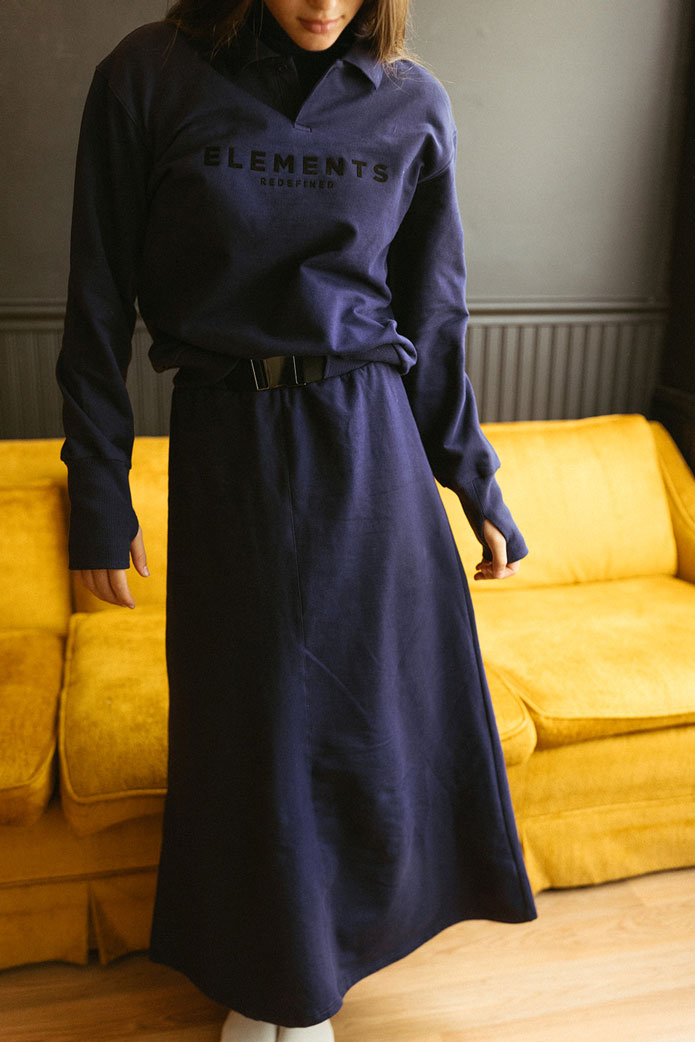 ELEMENTS Midnight Polo Sweatshirt