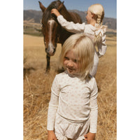 L by Ladida Cream Tiny Bud Turtleneck