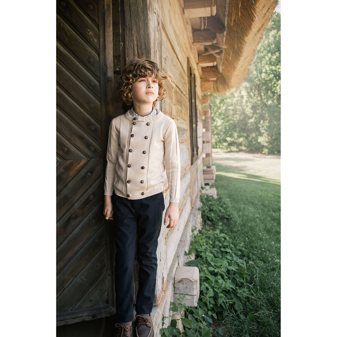 Noma Warm Stone Double Breasted Sweater