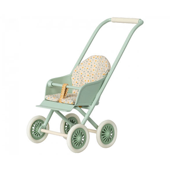 Maileg Stroller, Micro -Mint