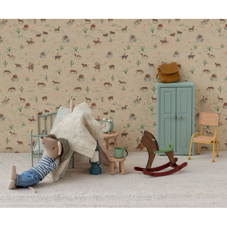 Maileg Rocking Horse, Mouse - Dark Brown