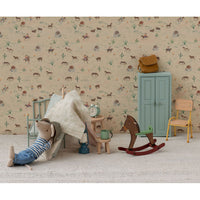 Maileg Rocking Horse, Mouse - Dark Brown