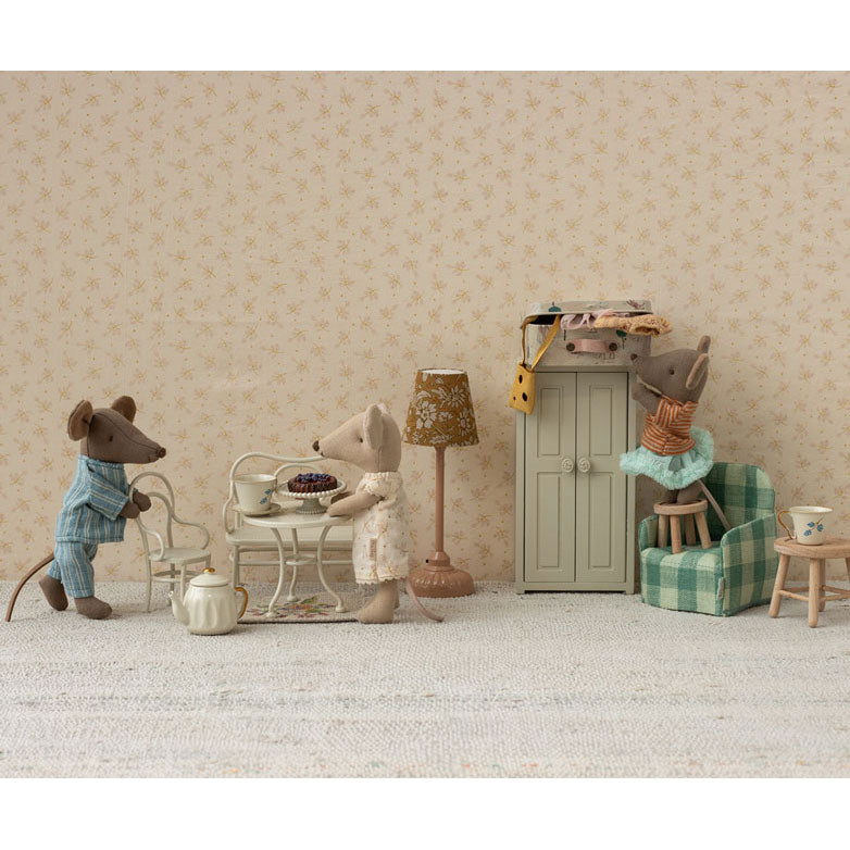 Maileg Cafe Set, Mouse, Small - Off White