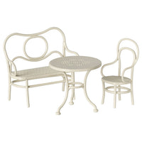 Maileg Cafe Set, Mouse, Small - Off White