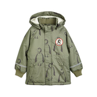 Mini Rodini Green Penguin K2 Parka