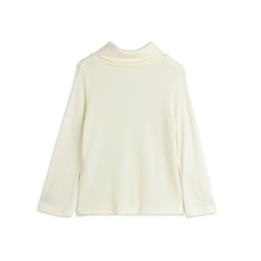 Mini Rodini Cream Modal Rib Turtleneck