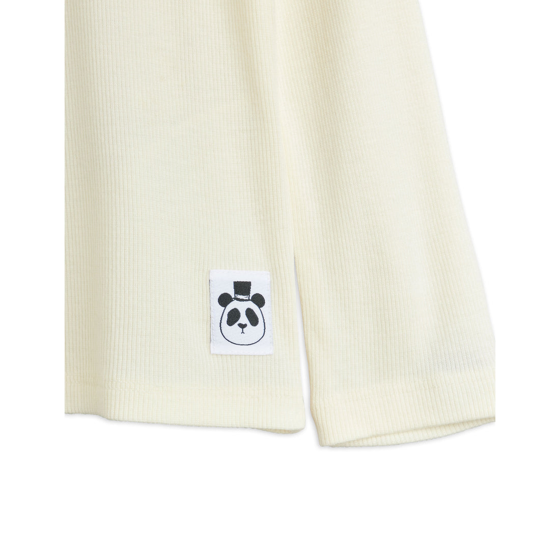 Mini Rodini Cream Modal Rib Turtleneck