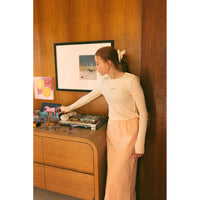 ELEMENTS Peach Denim Skirt