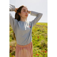 Elements Navy Blue Puff Logo Boxy Tee