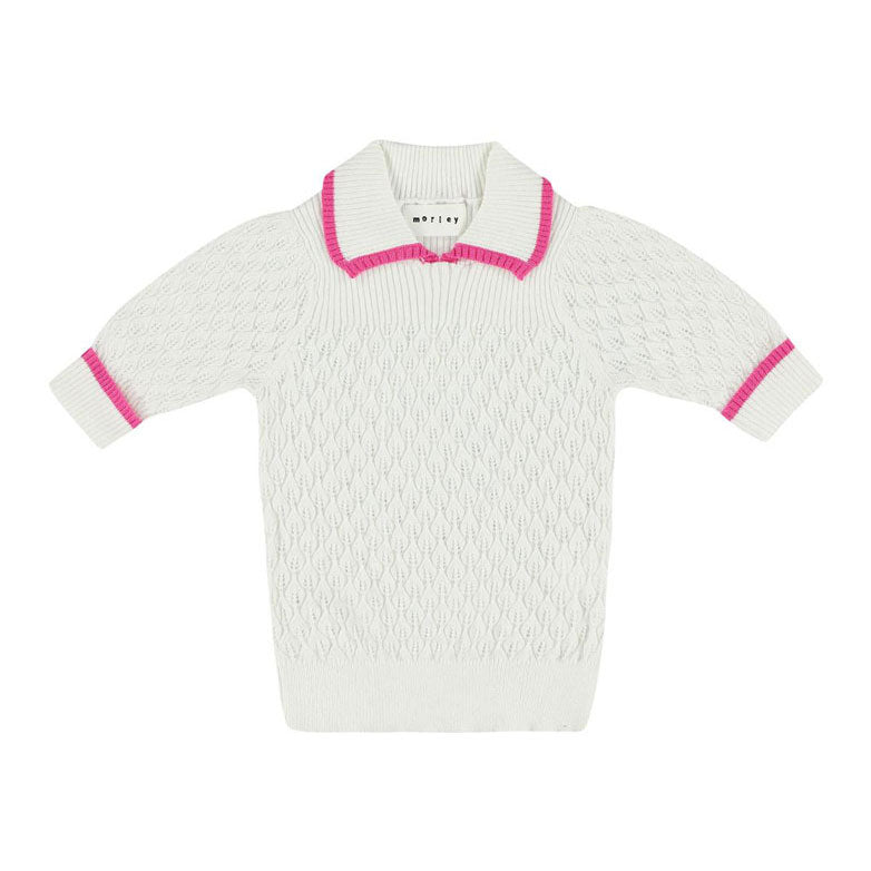 Morley White Update Collared Sweater