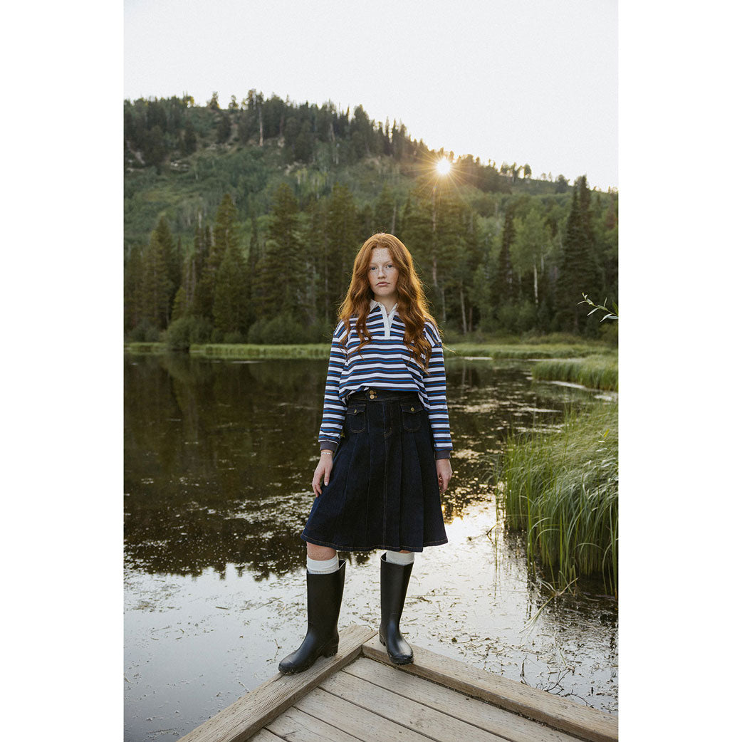 Clubhouse Short Denim Skirt