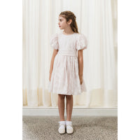 Petite Amalie  Soft Pink Amelia Burnout Dress