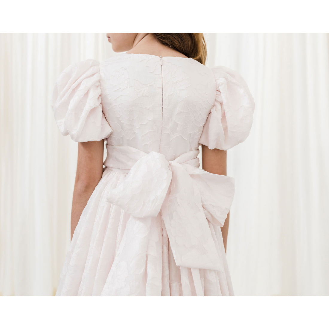 Petite Amalie  Soft Pink Amelia Burnout Dress