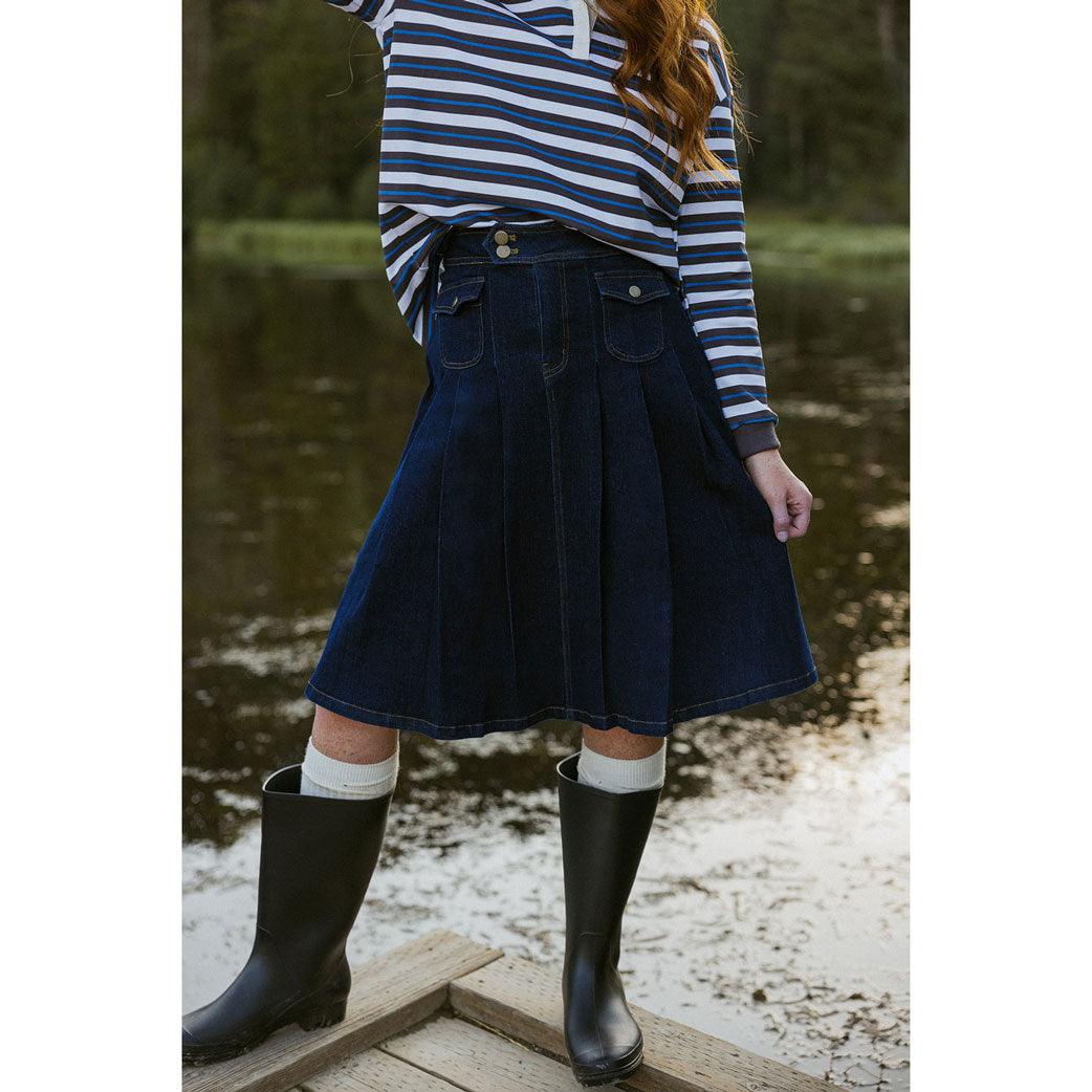 Clubhouse Short Denim Skirt