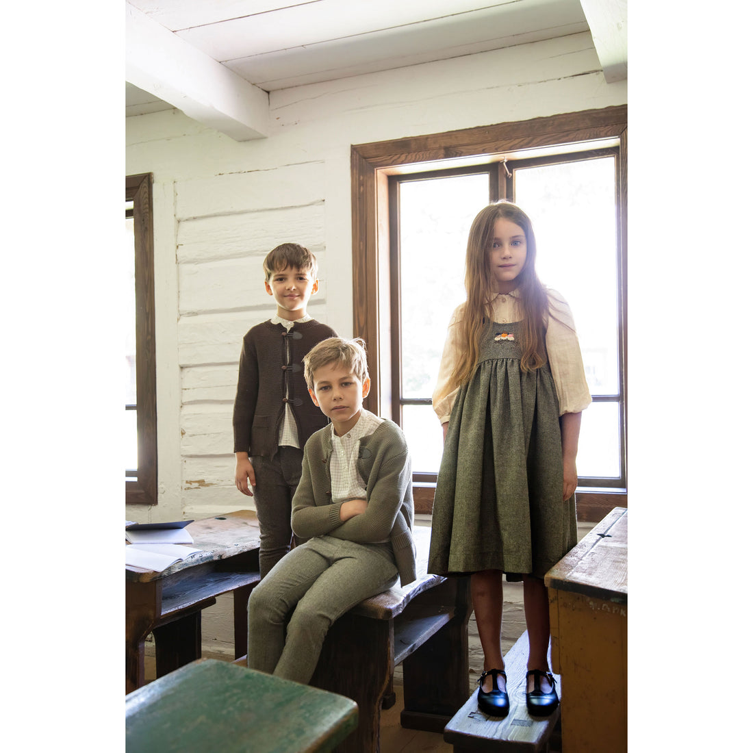 Belati  Olive Knit Cardigan