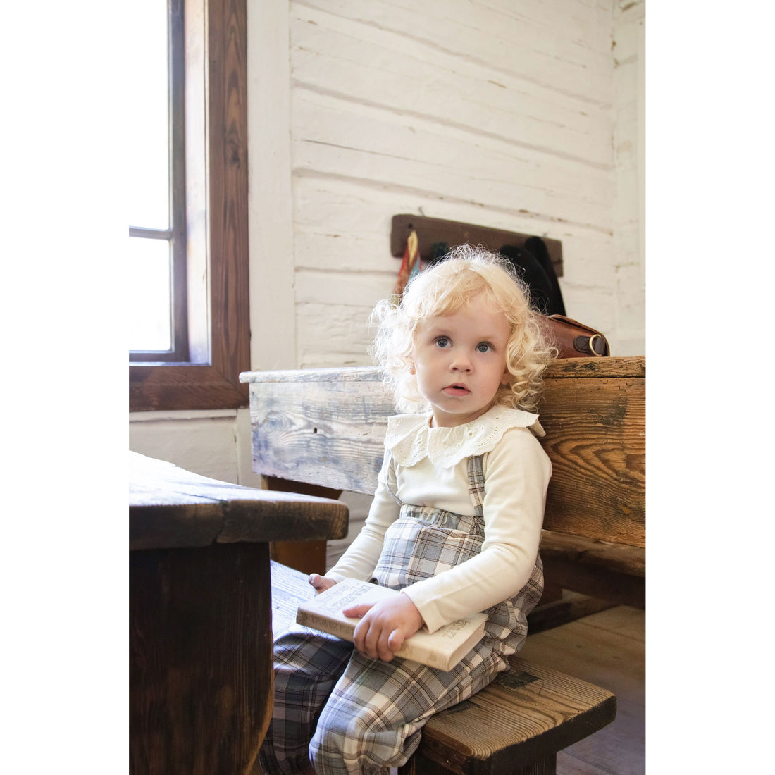 Belati  Blue Plaid Overall