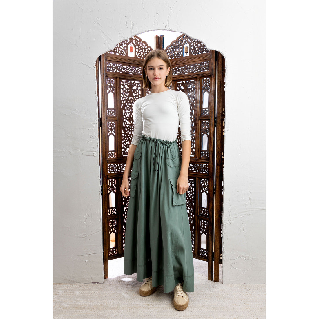 HEV Sage Toggle Skirt