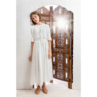 HEV White Eyelet Skirt