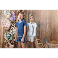 Noma Blue Edge Stitching Boys Set