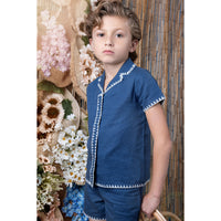 Noma Blue Edge Stitching Boys Set