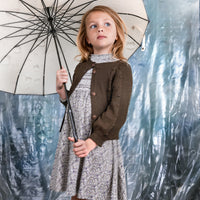 Noma Olive Intricate Smocking Dress
