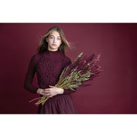 Hev Burgundy Floral Vest