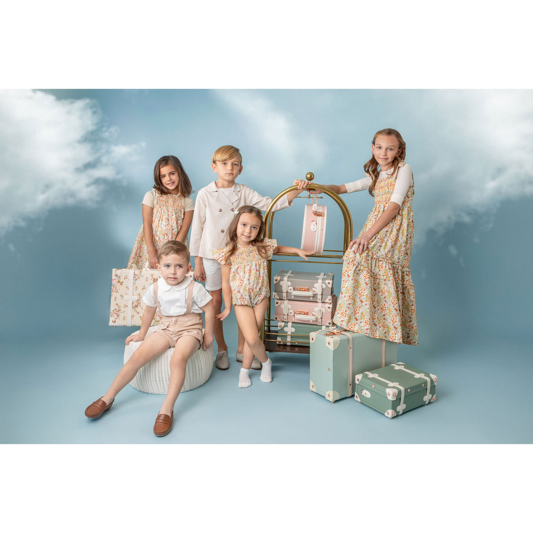 Belati Coral Smocked Jumper