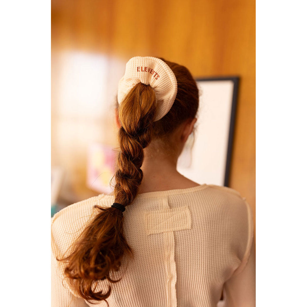 ELEMENTS Waffle Logo Scrunchie 3 Pack Set