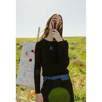 Elements Black Denim E Logo Tee