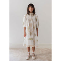 Petite Amalie Spring Meadow Print Voile  Dress