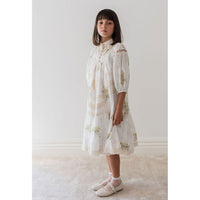 Petite Amalie Spring Meadow Print Voile  Dress