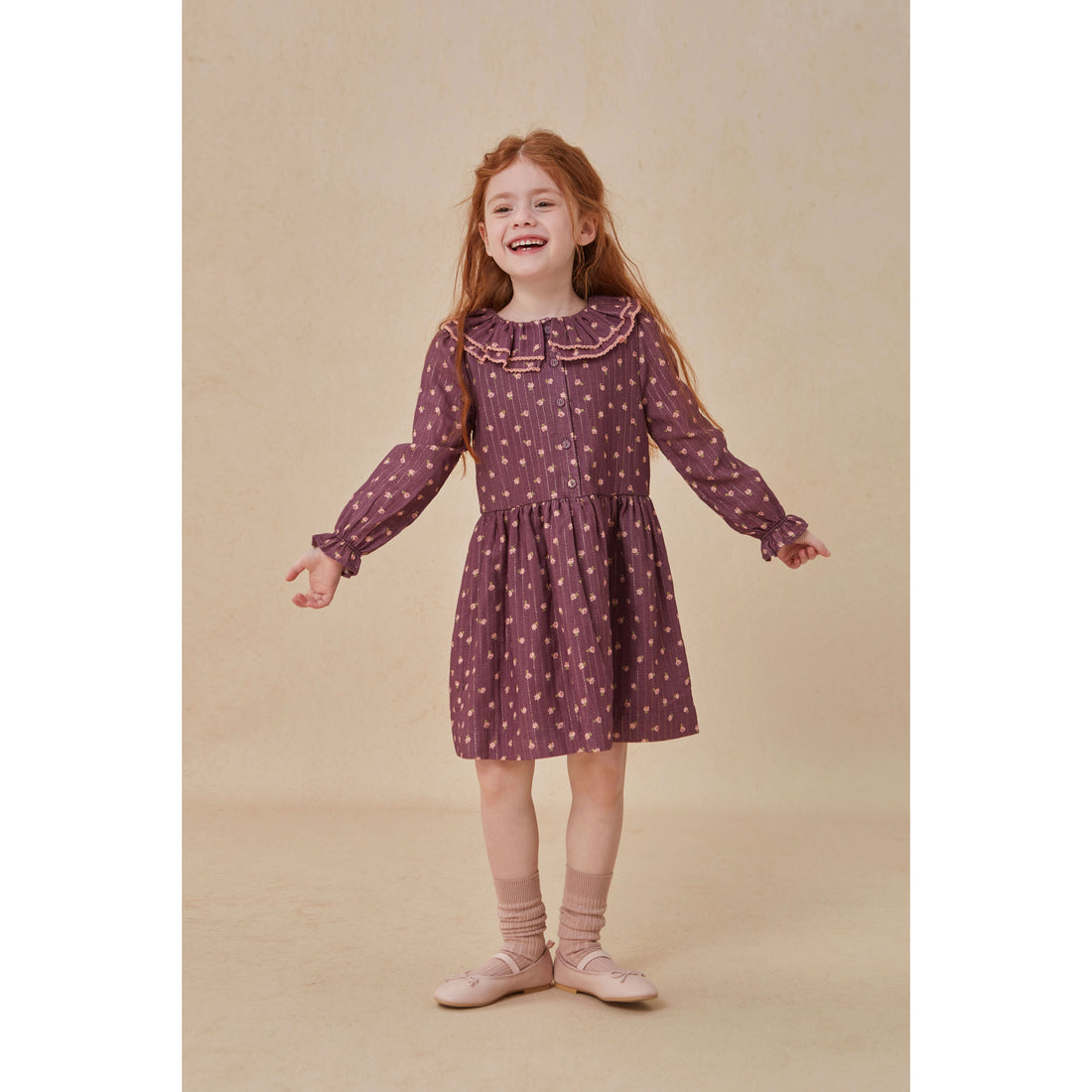 Cera Una Volta Purple Lisette Dress