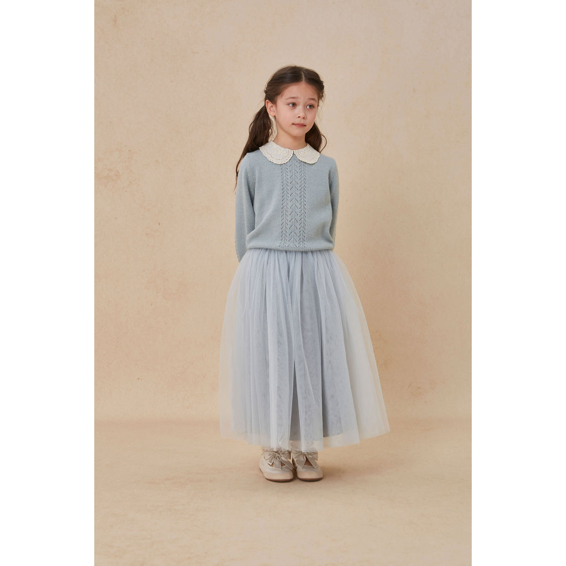 Cera Una Volta Dusty Blue Selene Pullover