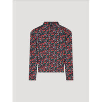 Les Coyotes De Paris Winter Flowerfield Mock Neck Tee