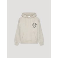 Les Coyotes De Paris Off-White Melange Swirly Hoodie