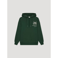 Les Coyotes De Paris Pine Green Oversized Embroidery Hoodie