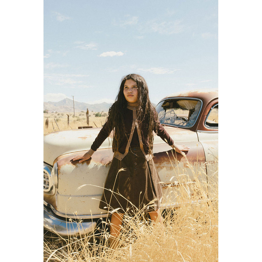 Clubhouse Brown Cardigan Set