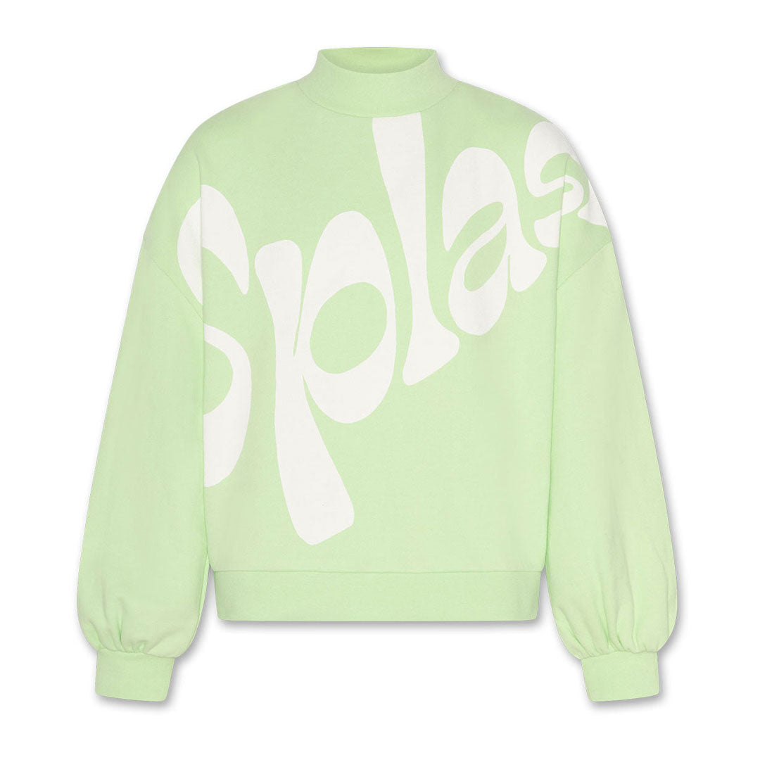 AO76 Light Green Splash Violeta Sweatshirt