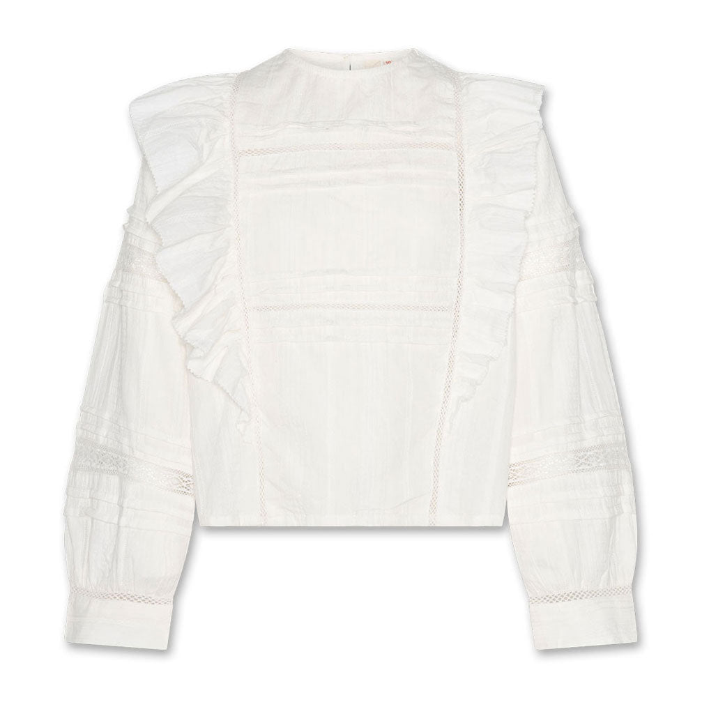 AO76 White Leen Dobby Shirt